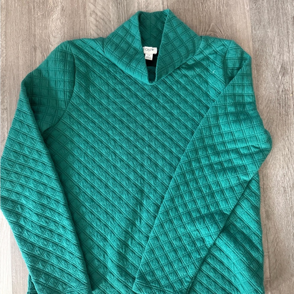 Cabi Emerald Quilted Sweater
